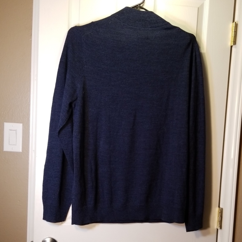 Merino blend sweater, Sz XXL Tall, navy blue APT9